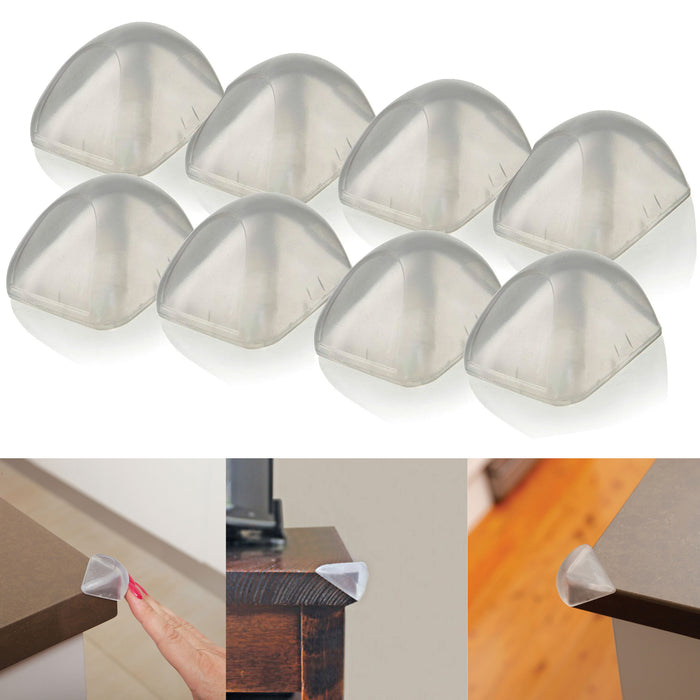 8 X Baby Safety Corner Cushions Soft Touch Edge Guard Child Proof Table Desk