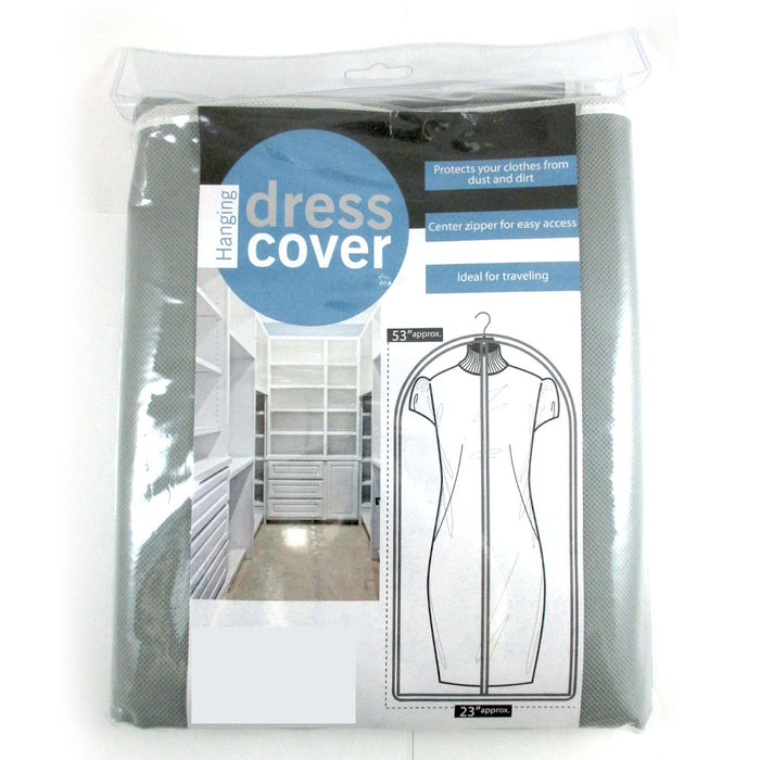 5 Long Dress Gown 53" Suit Garment Bags Breathable Storage Cover Foldable Travel