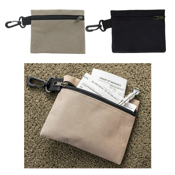 4 Pack New Multi Purpose Zip Bag Pouch Storage Clip Cosmetic Pocket Organize 6x5