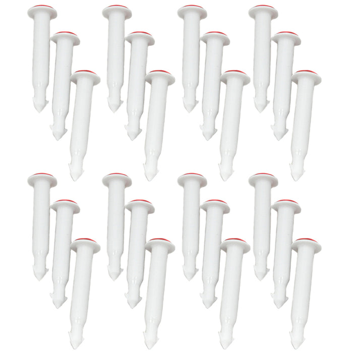 24 X Disposable Pop Up Timer Thermometer Poultry Meat Fish Chicken Turkey Temp