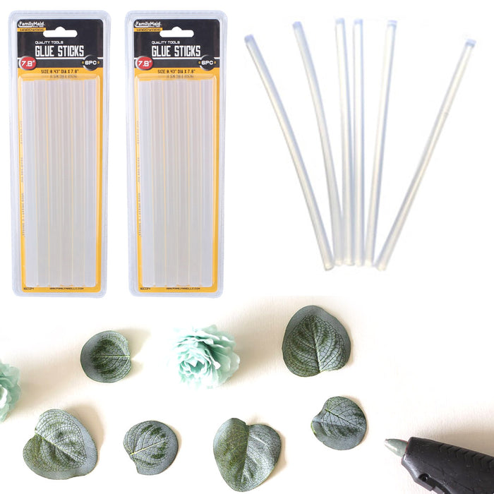 30 PC  Hot Melt Glue Sticks Glue Gun Large 7.75" x 11mm Clear Crafts Floral DIY
