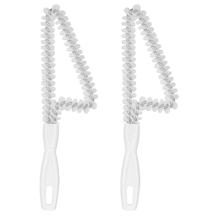 2 Pc Nylon Bristle Cleaning Brush Sliding Door Window Track Shower Crack Cleaner