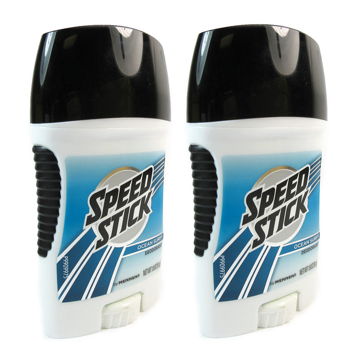 2 Pack Speed Stick Men Deodorant Ocean Surf Antiperspirant 24Hr Protection 1.8oz