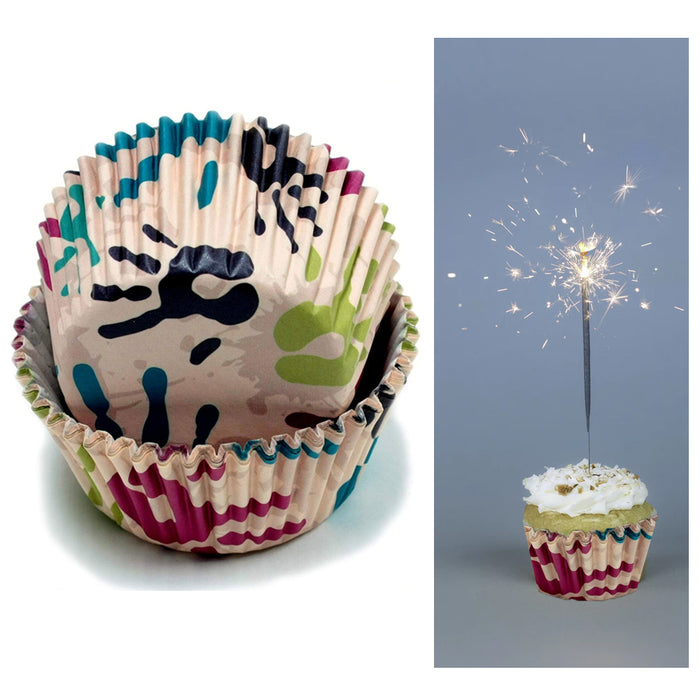 200pcs Colorful Paper Cake Cupcake Liner Case Wrapper Muffin Baking Cup Party