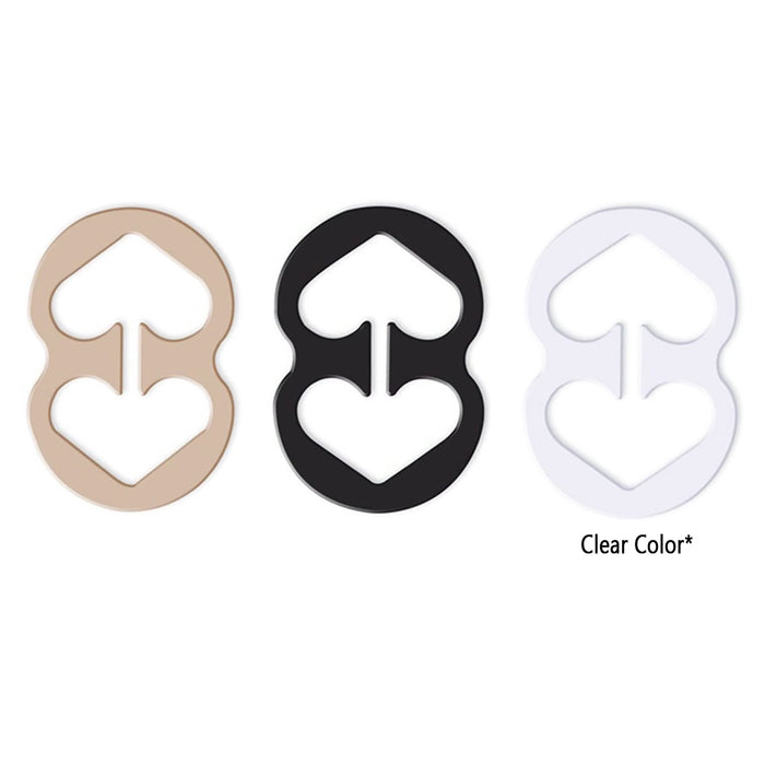 6Pc Bra Clips Perfect Lift Adjust Clasp Strap Cleavage Control Racerback Buckle