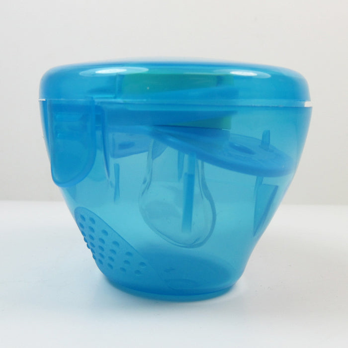 3 Infant Newborn Baby Pacifier BPA Free Portable Sterilizer Travel Box Dummy Set