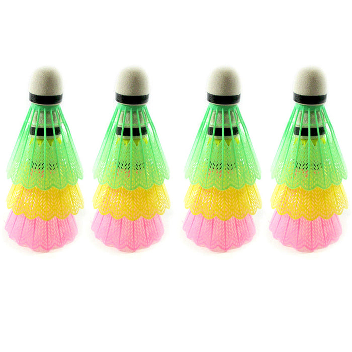 12 pcs Training Exercise Nylon Shuttlecocks Birdies Badminton Ball Game Sport