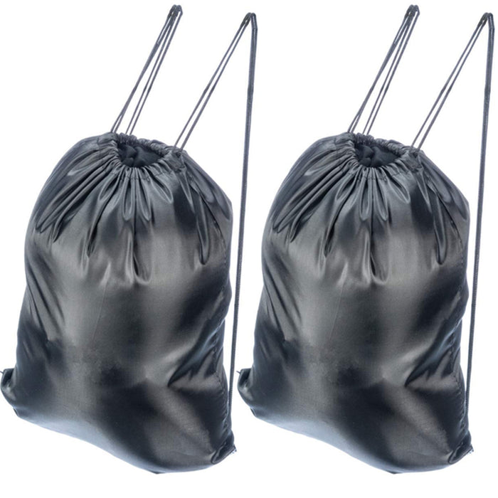 2 Drawstring Backpack Cornhole Cinch Sack String Pack Bag Tote Travel Sports