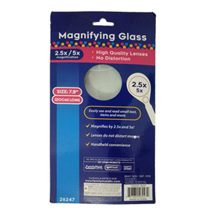 2 Reading Magnifier Glass Handheld Magnifying Glasses Lens Jewelry Loupe Loop