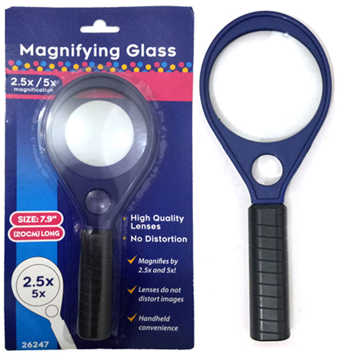2 Reading Magnifier Glass Handheld Magnifying Glasses Lens Jewelry Loupe Loop