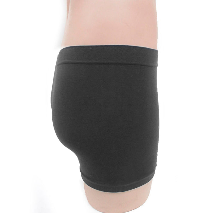 3 Mens Microfiber Boxer Briefs Underwear Seamless Compression Knocker Underpants