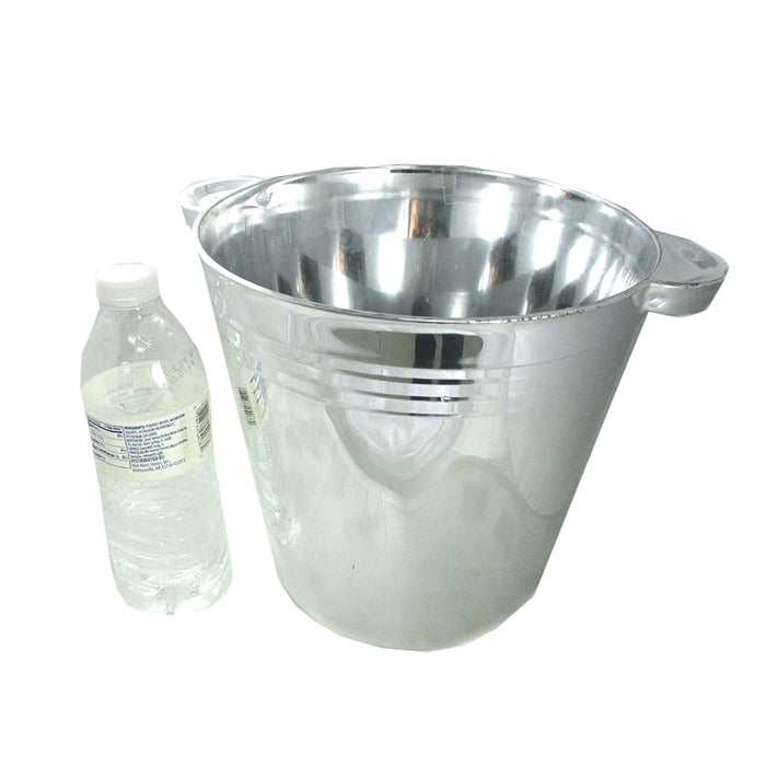 12Pc  Elegant Ice Bucket Cooler Wine Chiller Champagne Bar Beer Party Plastic 6L