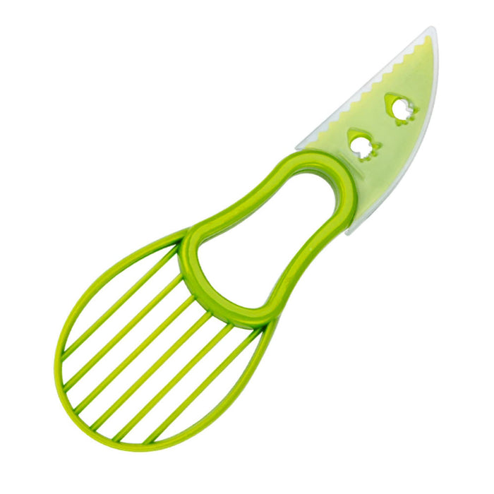 Avocado Slicer Cutter Tool Peeler Seed Scoop Slices Green Knife Kitchen Gadget