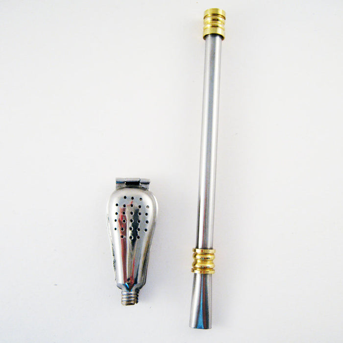 Stainless Steel Yerba Mate Tea Bombilla Straw Drinking Gourd Lasts Lifetime M36