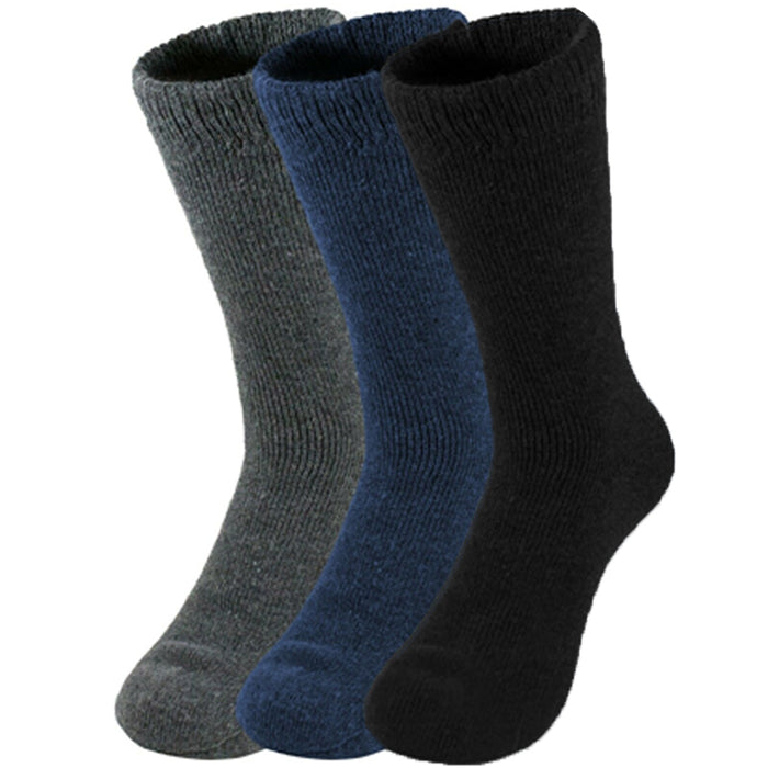 3 Pairs Winter Men Heavy Duty Thermal Heated Warm Work Socks Boots Size 9-13