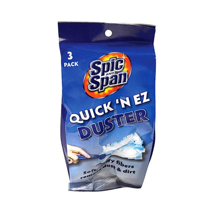Reusable Unscented Duster with Handle & Refill Kit Clean Wall Floor Dirt Remover
