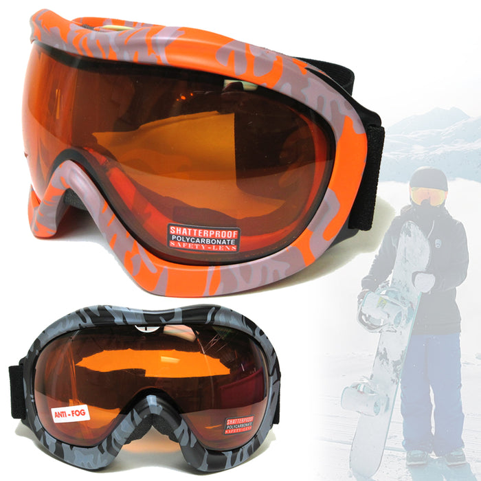 Ski Snowboard Goggles Anti Fog UV Protection Snowmobile Winter Sports Glasses