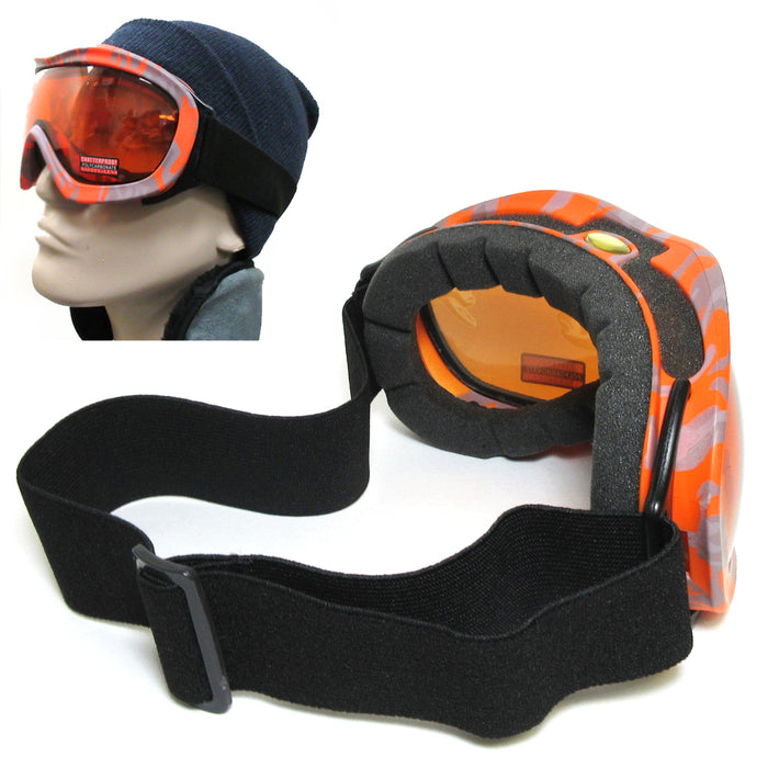Ski Snowboard Goggles Anti Fog UV Protection Snowmobile Winter Sports Glasses