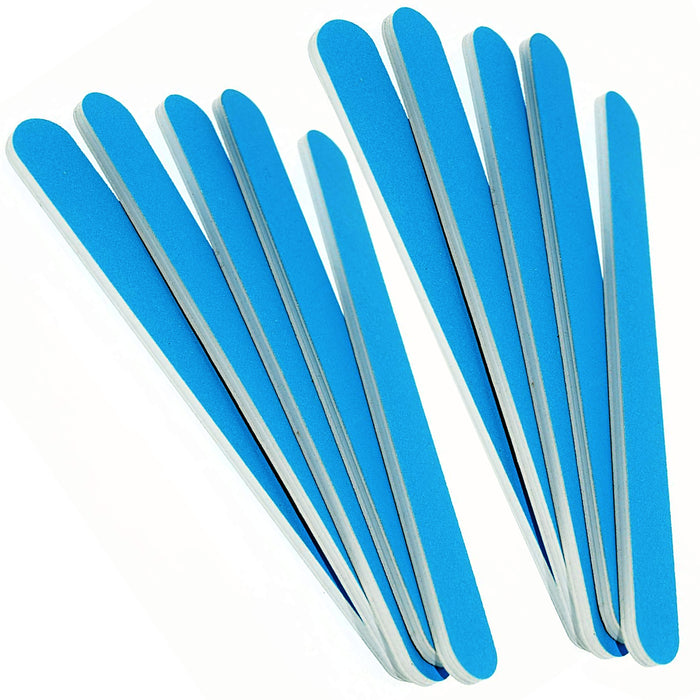 10 Pc Professional Nail File Double Sided Emery Boards 240 Grit Salon Manicure