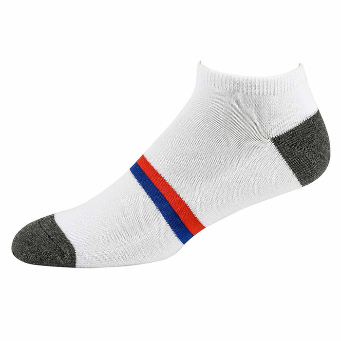 8 Pairs Ankle Socks Men's Classic No Show White Low Cut Sports Cushioned 10-13