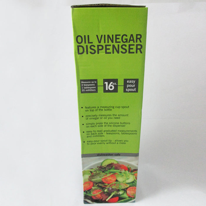 Oil Vinegar Dispenser Bottle Measure Easy Pour Spout Measuring Tool Kitchen New