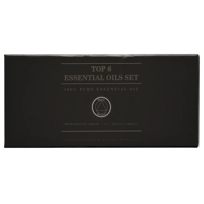 Aromatherapy Top 6 Essential Oil Set 100% Pure Therapeutic Grade 6 Pack Gift Kit