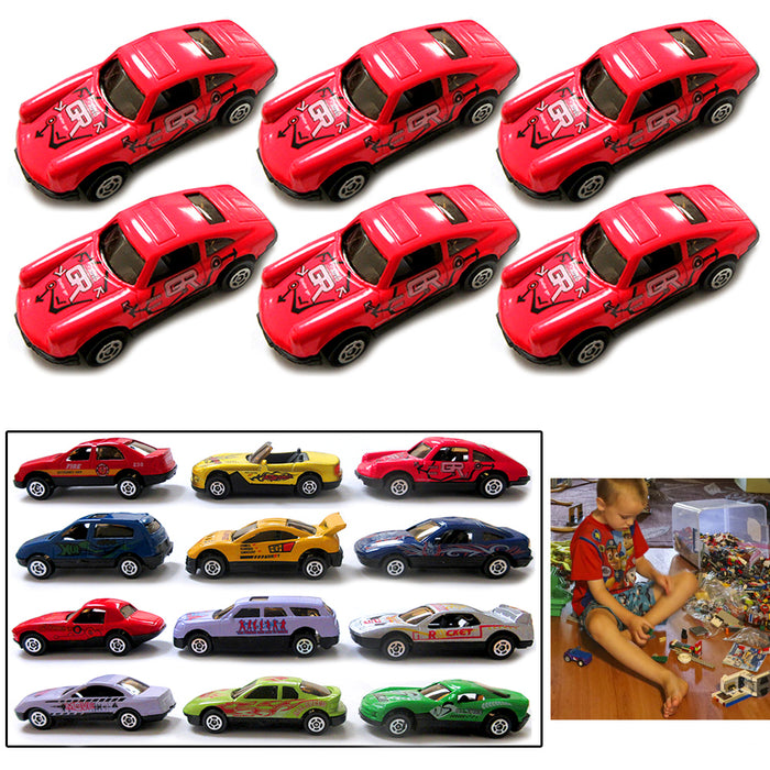 6pc Toy Cars Top Speed Diecast Metal Model Vehicle Collectible Assorted Boy Gift