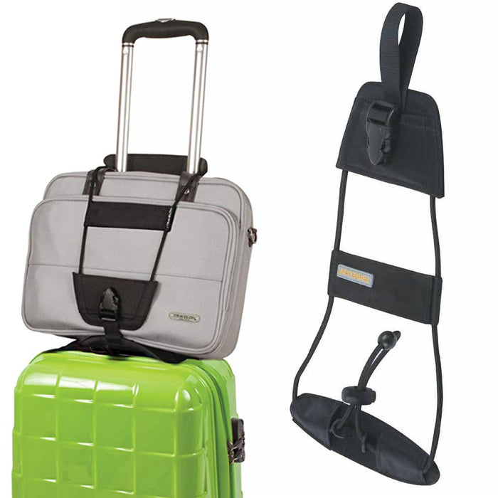 Travelon Bag Bungee Luggage Add A Bag Strap Travel Suitcase Attachment System !