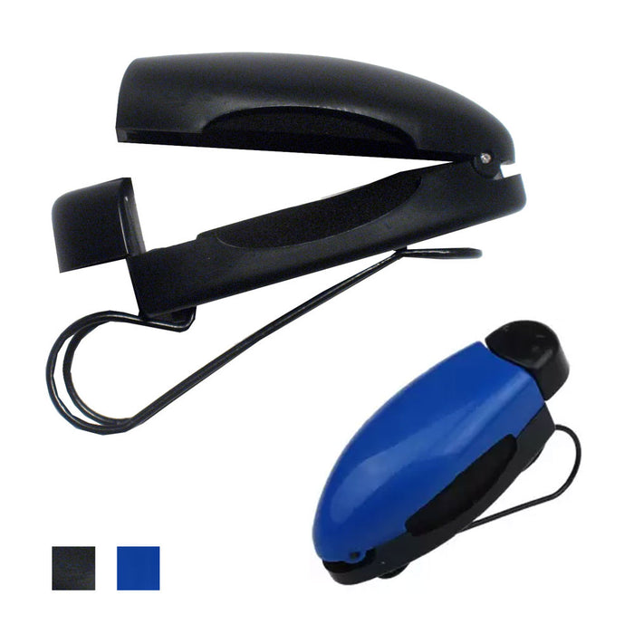 12 Sunglass Visor Clip Sunglasses Eyeglass Holder Car Auto Reading Glasses Black