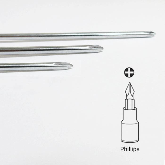 6PCS Precision Slotted & Phillips Screwdriver Set Electronic Micro Hobby Jewelry