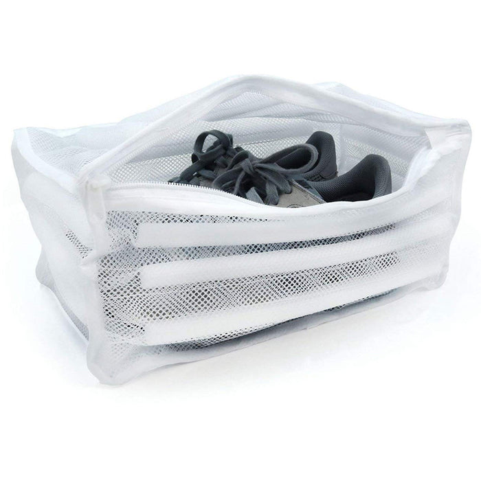 Laundry Footwear Sneaker Washer Dryer White Mesh Wash Bag Shoe Lingerie Clothes