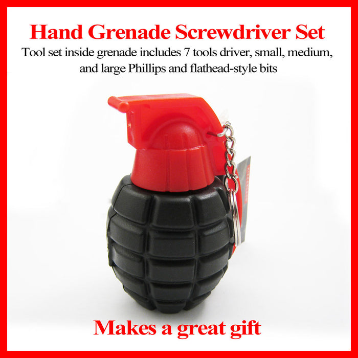 7 Pc Screwdriver Tool Set Granade Repair Glasses Phones Bits Jewelry Watch New !