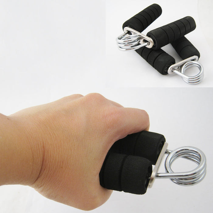 2 Pc Foam Hand Grippers Grip Fitness Exercise Wrist Arm Train Strength Builder