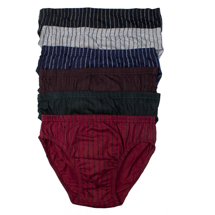 3 Pack Mens Bikinis Briefs Underwear 100% Cotton Lined Knocker Size Small 28-30