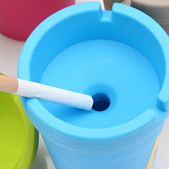 2 X Ashtray Container Cigarette Cup Car Butt Bucket Smoke Ash Tray Holder Colors