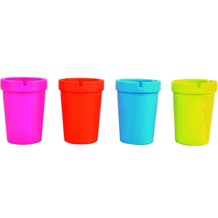 2 X Ashtray Container Cigarette Cup Car Butt Bucket Smoke Ash Tray Holder Colors