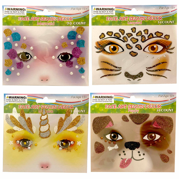 60 Sticker Jewels Face Paint Eye Gems Crystal Costume Glitter Temporary Tattoo