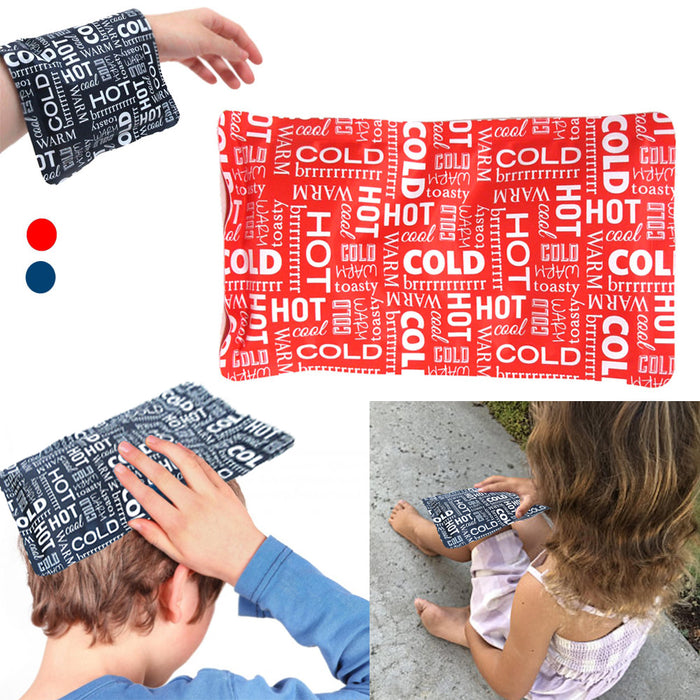 12pc Reusable Ice Gel Pack Pediatric Hot Cold Therapy Cooler Lunch Box Kids Care