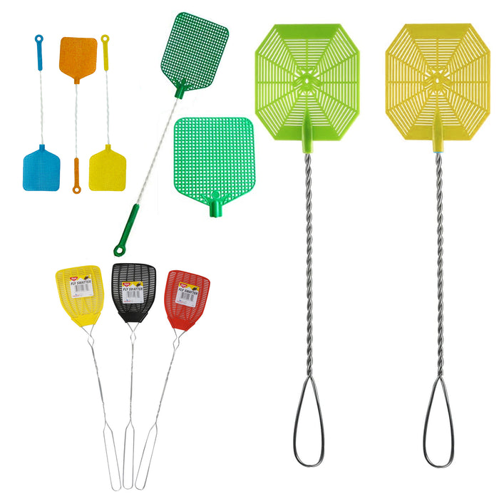 4 Pc Hand Fly Swatter Bug Mosquito Insect Wasps Killer Catcher Swat Zapper New