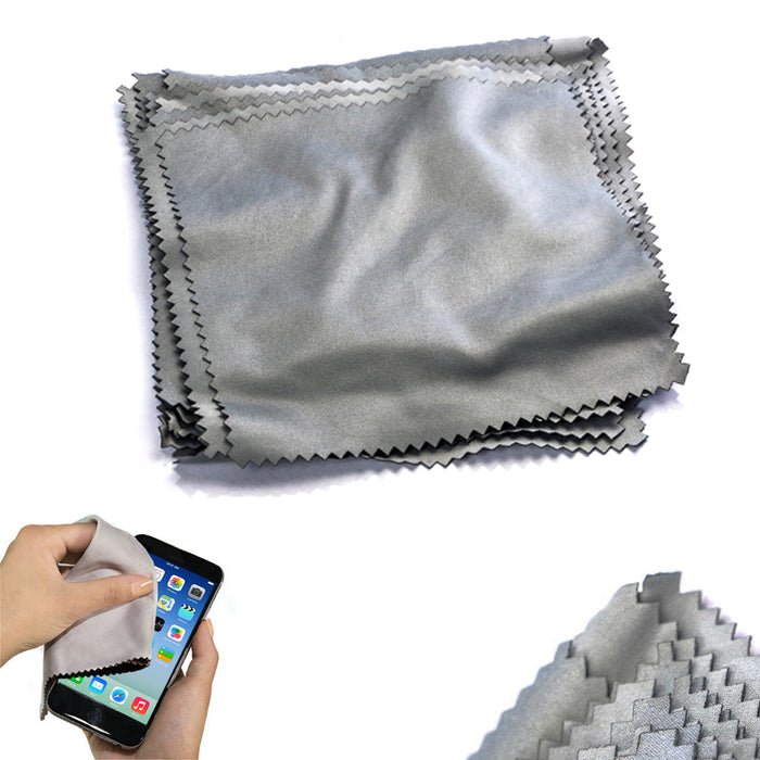 12PCS Sunglasses Eyeglass Microfiber Cleaning Cloth Lens Wipes LCD Camera Screen