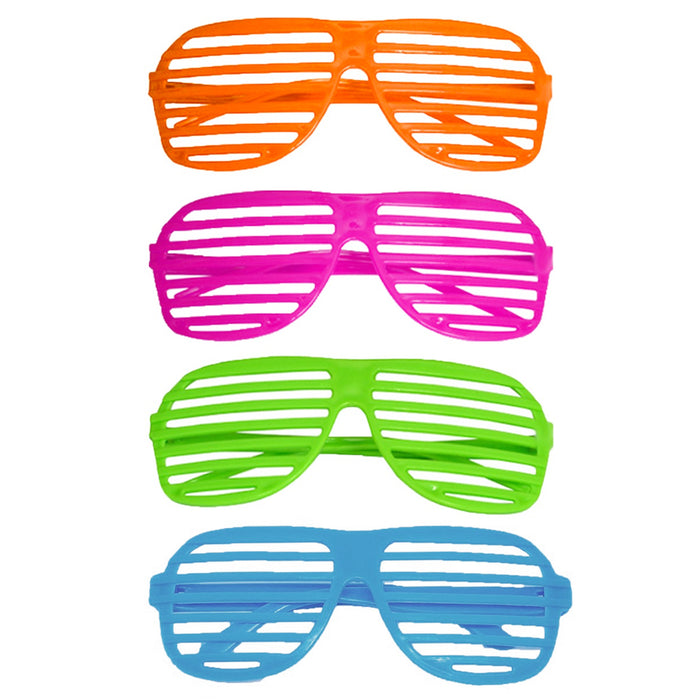 20 Pairs Sunglasses Shutter Shades Glasses Vintage Club Party Supplies Retro New