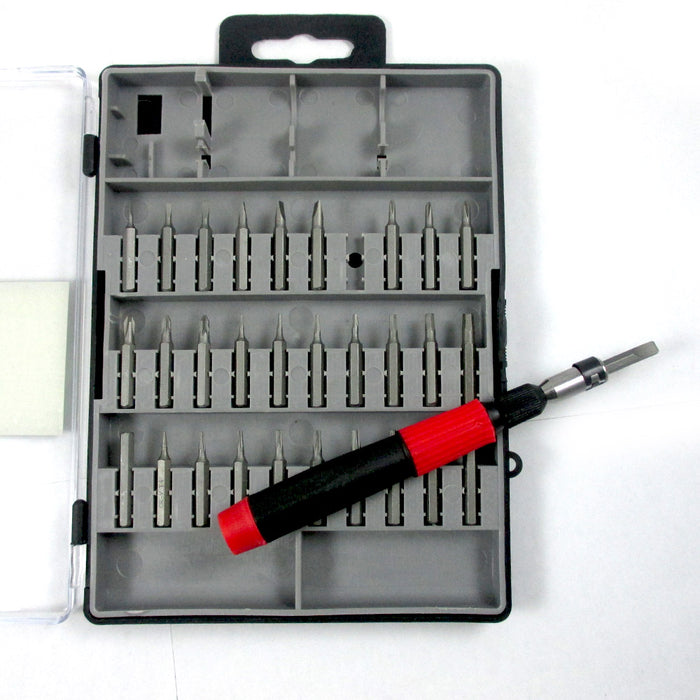 30 Pc Torx Phillips Hex Bit Screw Precision Screwdriver Set Repair Tool New !
