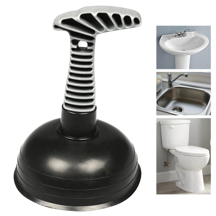 Small Plunger Unclogging Kitchen Bathroom Sink Drain Blaster Cleaner Shower Tub