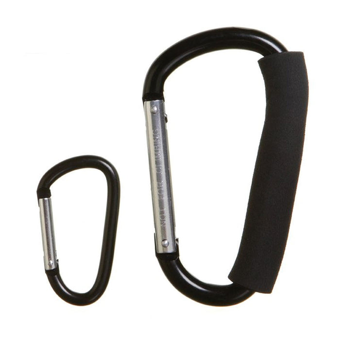 4 PC Baby Stroller Hooks Wheelchair Pram Carriage Bag Hanger Clips Accessories