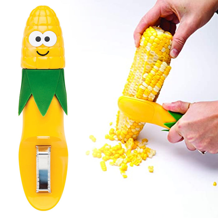 1pc Joie Corn Cob Stripper Stainless Steel Peeler Cutter Remover Kernel Tool