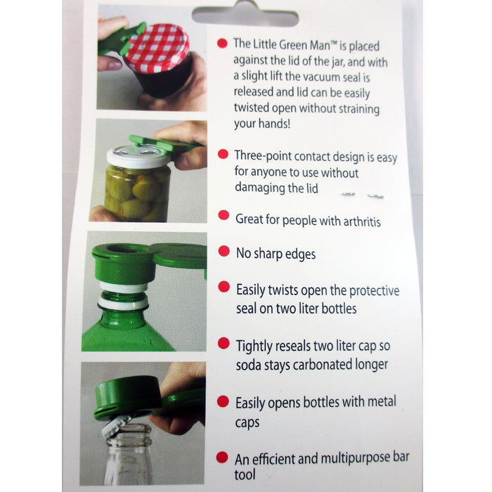 Flat Bottle Cap Opener Beer Bar Soda Open Tool Jar Lid Vacuum Breaker Lifter Top