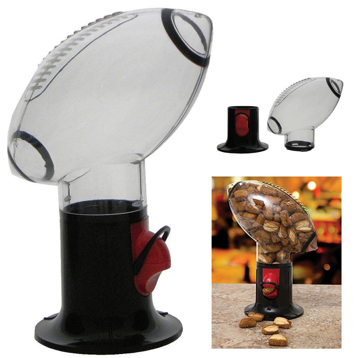 1 Football Snack Dispenser Peanut Gumball Candy Game Room Decor Man Cave Machine