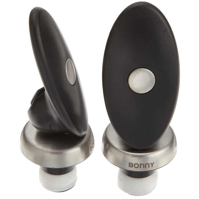 2 Pcs Wine Bottle Stopper Bonny Bar Cork Seal Freshness Champagne Push Lock Plug