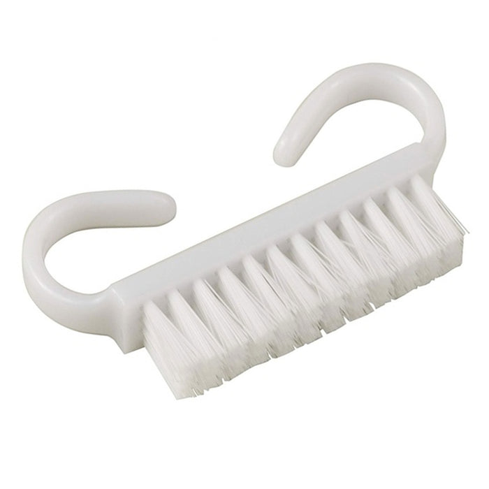 3 Pc White Nail Brush Fingernail Hand Scrub Cleaning Manicure Pedicure Tool Bath