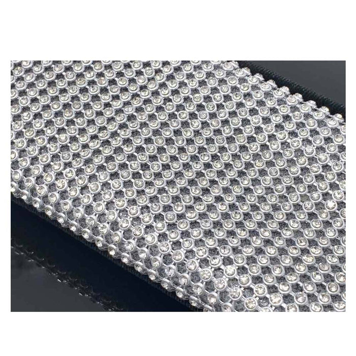 2X Crystal Car Seat Belt Silver Bling Shoulder Pad Interior Cushion Cover Safety